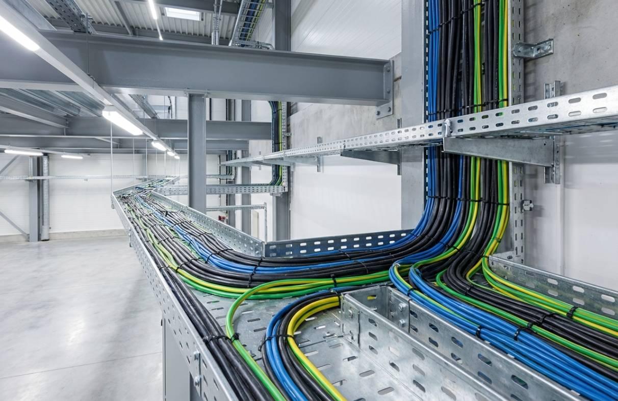 Illustrative engineering and technical installation photograph
