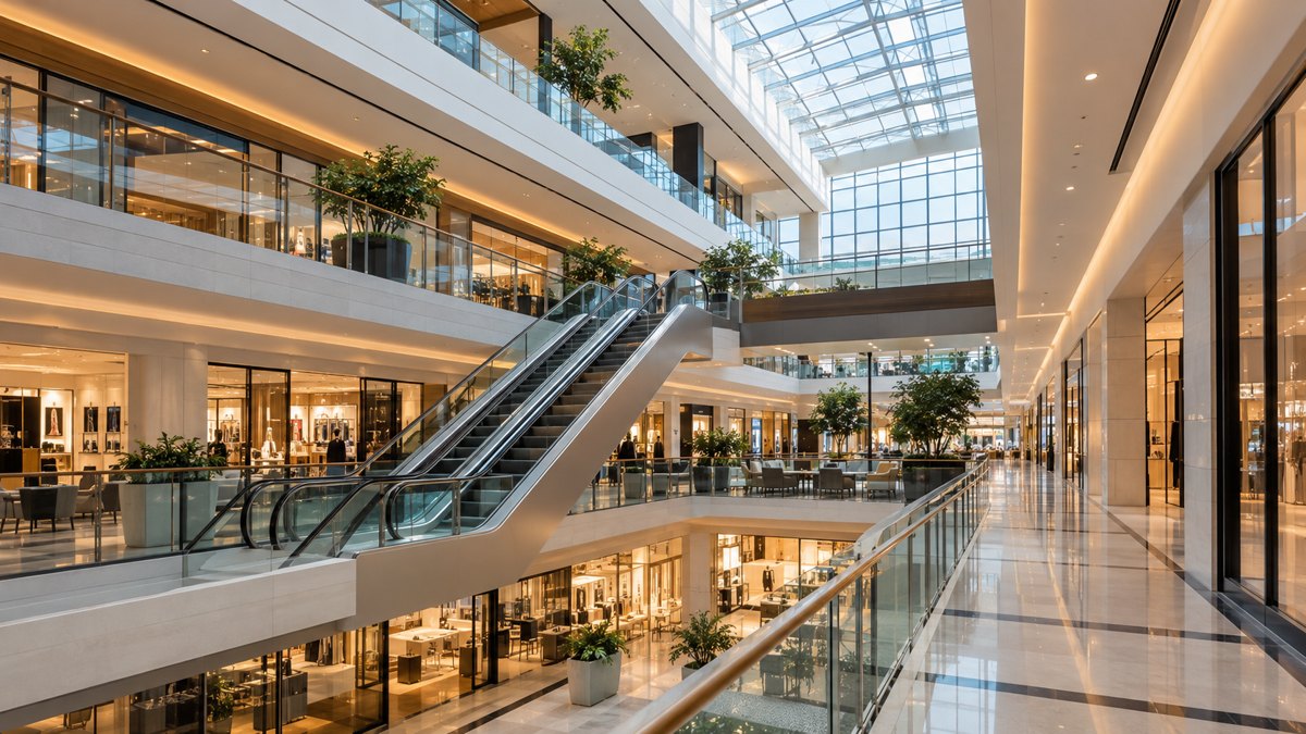 Representative shopping mall facility
